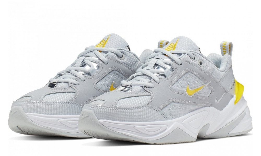 Nike M2K Tekno White Grey Yellow